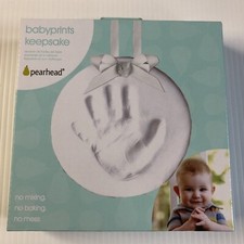 PEARHEAD BABYPRINTS KEEPSAKE- PRINT MAKING SET-NIB! NO mixing/baking/mess 