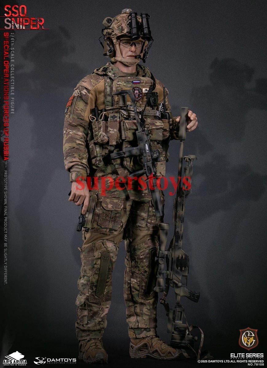 DAMTOYS 78108 Special Operations Forces of Russia SSO Sniper 1/6