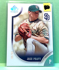 Jake Peavy  2009 SP authentic silver SP /59 baseball card
