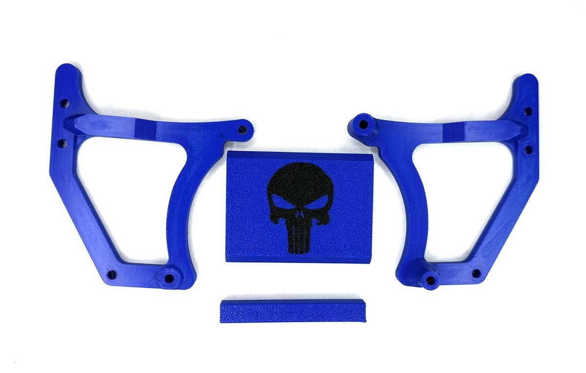 Yangyou Paraurti Anteriore Spugna Schiuma per -01-02 TT01 TT02 1/10 RC Auto Aggiornamento Ricambi Accessori, Blu