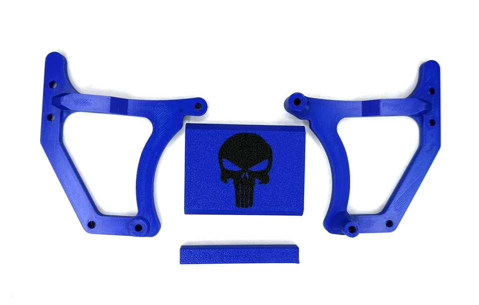 PARAGOLPES/MONTAJE SERVO CASTIGADOR DISEÑO MEJORADO! SE ADAPTA A TAMIYA CLODBUSTER BULLHEAD Foto 3 de 4