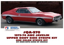 Qa-970 1973 1974 Amc - American Motors - Javelin Upper Stripe Decal - One Color Qa-970 1973 1974 Amc - American Motors - Javelin Upper Stripe Decal - One Color