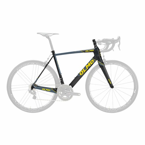 black and yellow road bike