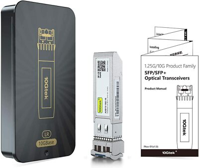 10GBase-LR SFP+ Transceiver 10G 1310nm SMF 10km Compatible with Cisco SFP-10G-LR