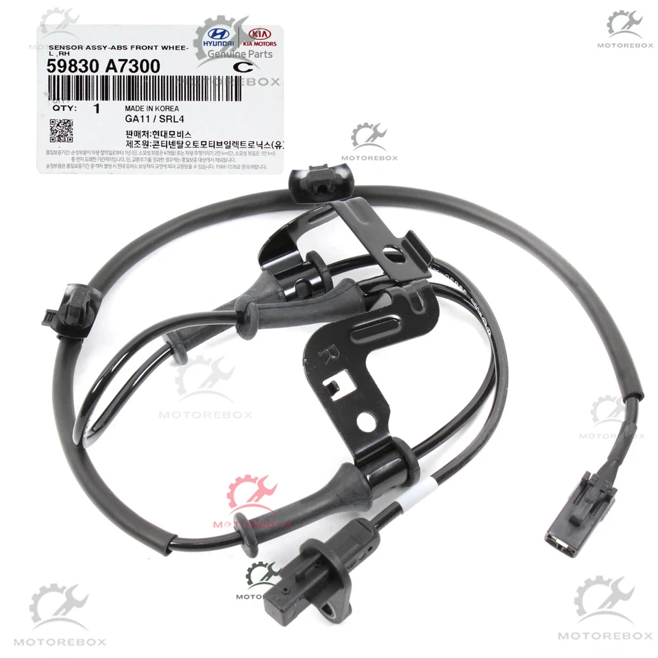 Sensor de velocidad ABS ORIGINAL DELANTERO DERECHO 59830-A7300 para 2014~18 KIA Forte, Forte5 Foto 3 de 4