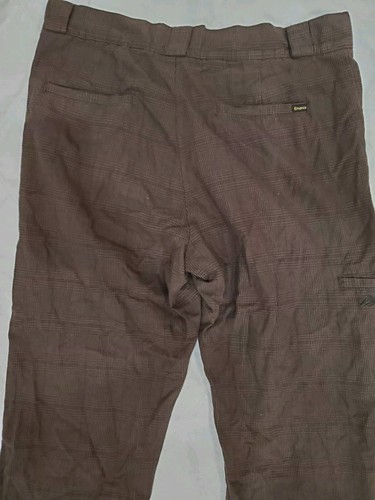 Vintage 90s Emerica Skateboard Pants Men's Size 33 Brown Urban Streetwear - Picture 10 of 14