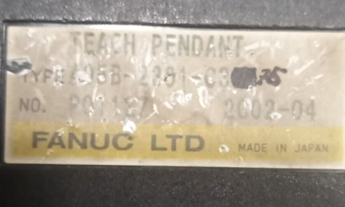 Fanuc A05B-2301-C375 Bediengerät | Panel | Teach Pendant A05B2301C375 - Picture 4 of 4