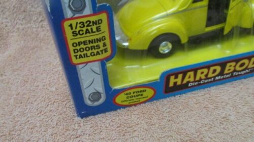 1940 Ford Coupe Yellow 1:32 Scale 1996 Tootsietoy Hard Body Diecast Vintage AJ - Picture 4 of 8
