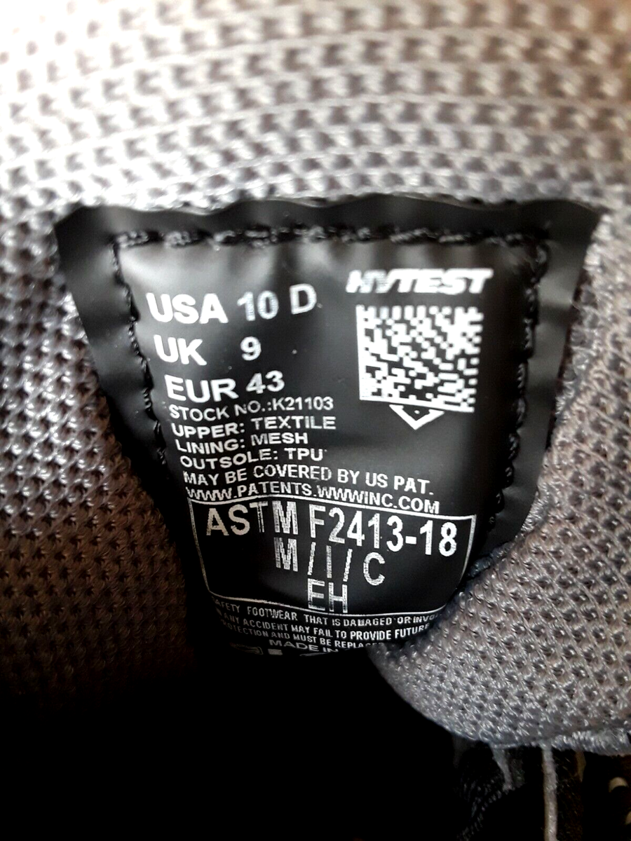 HYTEST Gray Footrests 2.0 Baseline Steel Toe Shoes Boots  display picture 3