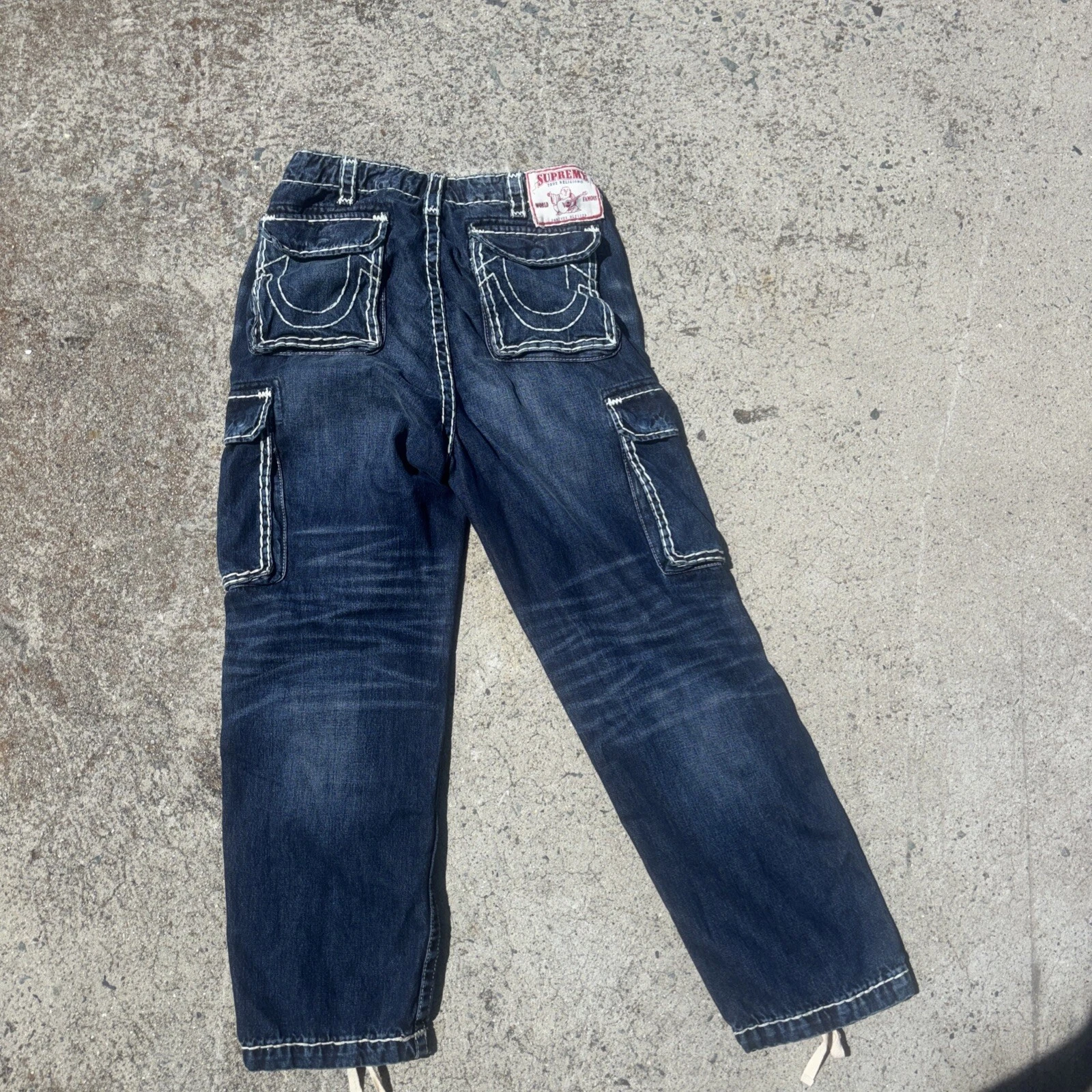 Pantalon denim indigo Supreme True Religion taille 30