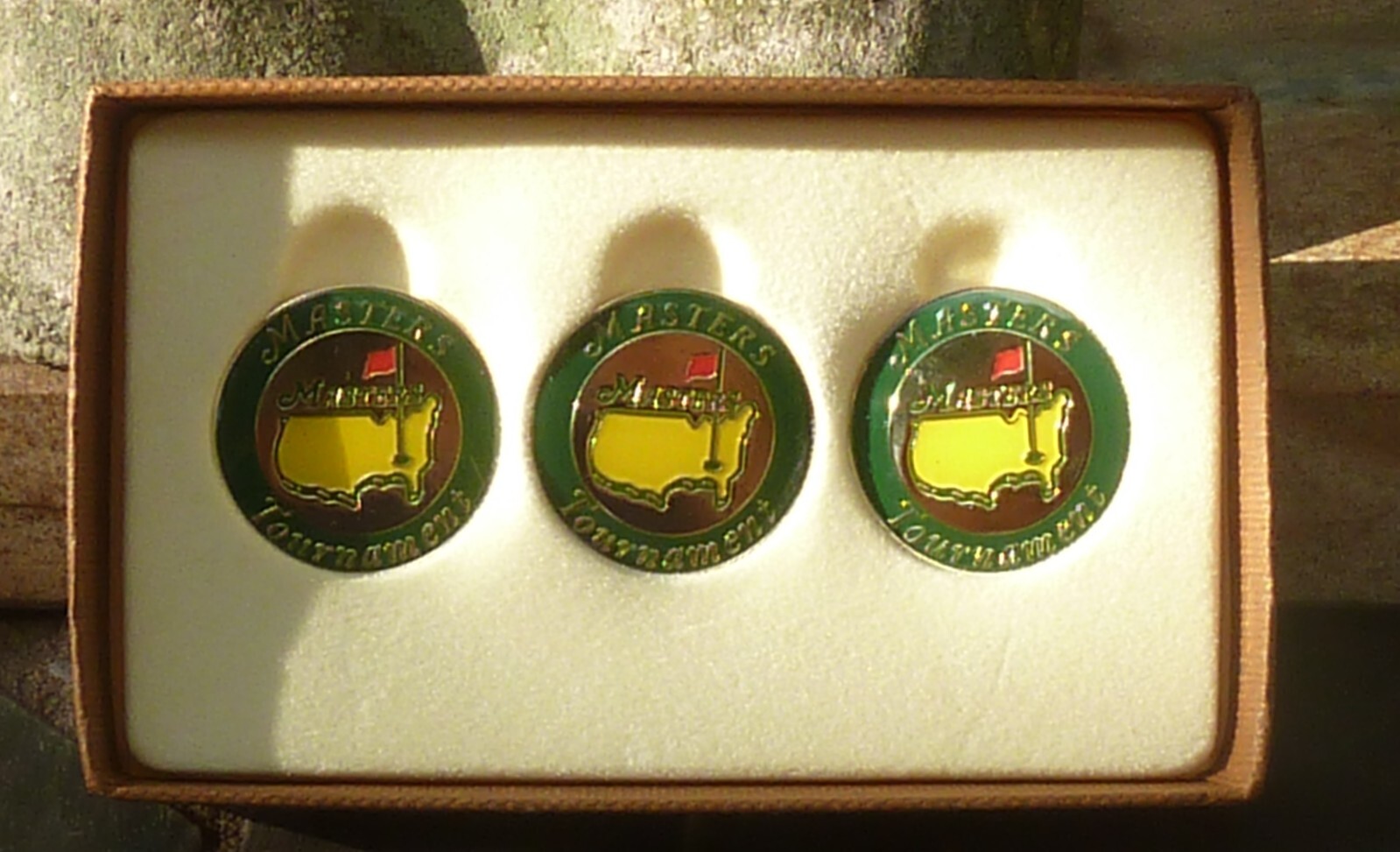 The Masters Tournament  Ball Markers 3 Pack  Green - Great Gift