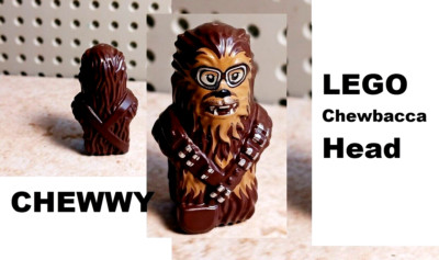 LEGO Star Wars Hairy Alien HEAD Chewbacca Chewy Han Solo Sidekick Bandolier Ammo