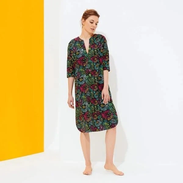 Cubierta de playa Vilebrequin / Mujer / Tarifa Flor negra / PVP £220 Foto 3 de 4