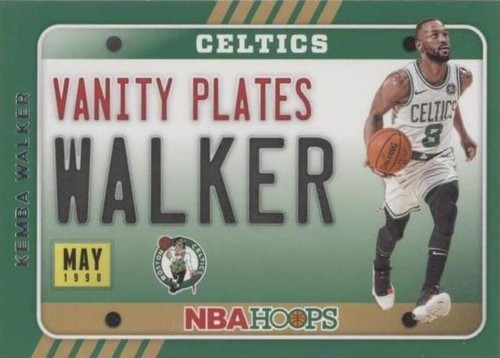 Lot of (6) Kemba Walker, Including Mosaic Silver, Prizm Silver
