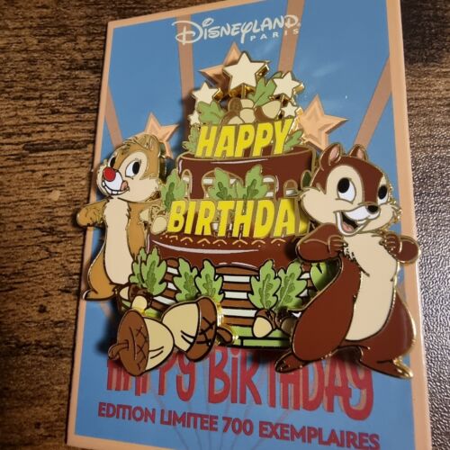 Disneyland Paris Happy Birthday Cake Gateau Limited Edition Disney Pin DLP LE700 - Picture 15 of 16