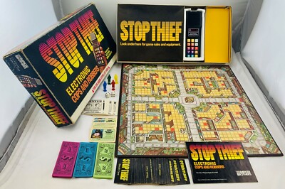 1979 Stop Thief Game by Parker Brothers Complete/Works In Very Good Condition