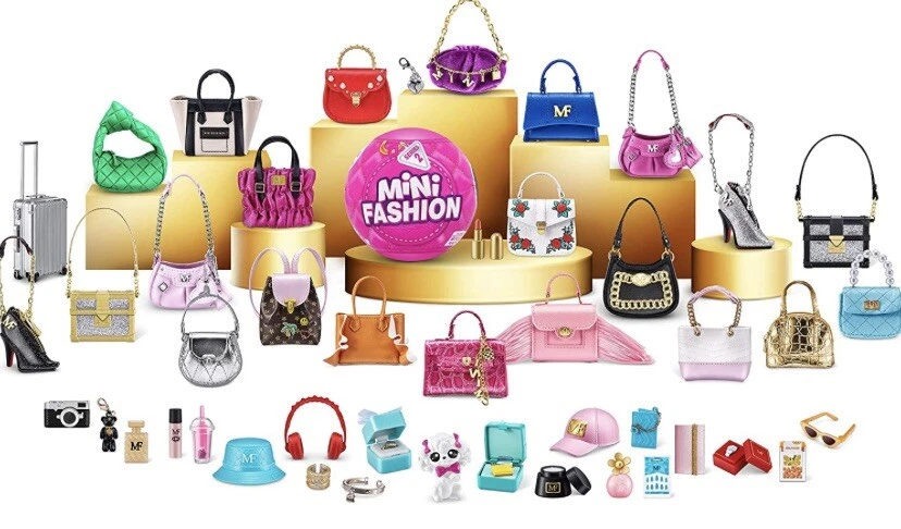 5 Surprise Mini Fashion Real Fabric Fashion Bags And Accessories Capsule  Collectible Toy By ZURU