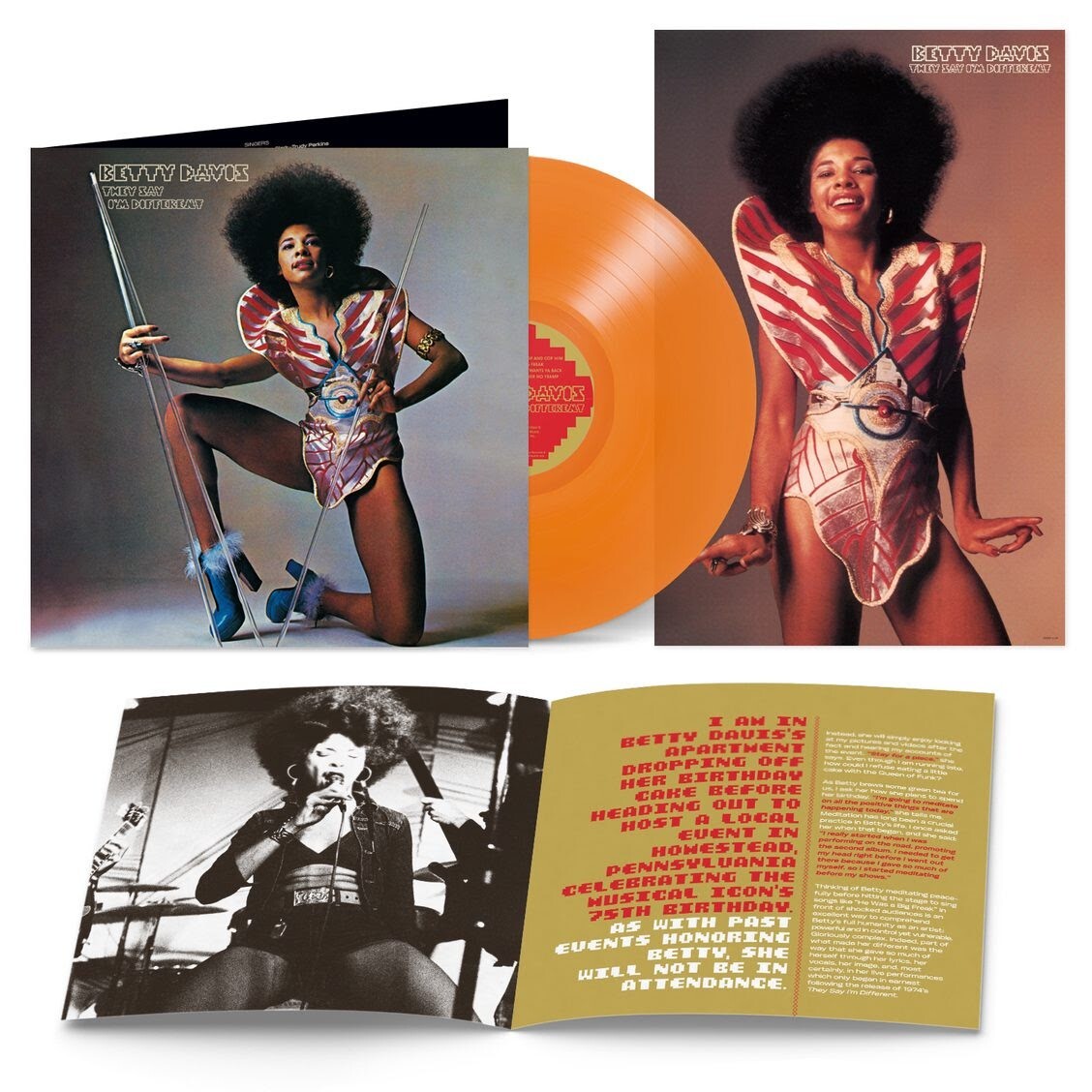 Betty Davis レコード Betty Davis They Say I'm Different 180gm Vinyl LP Record