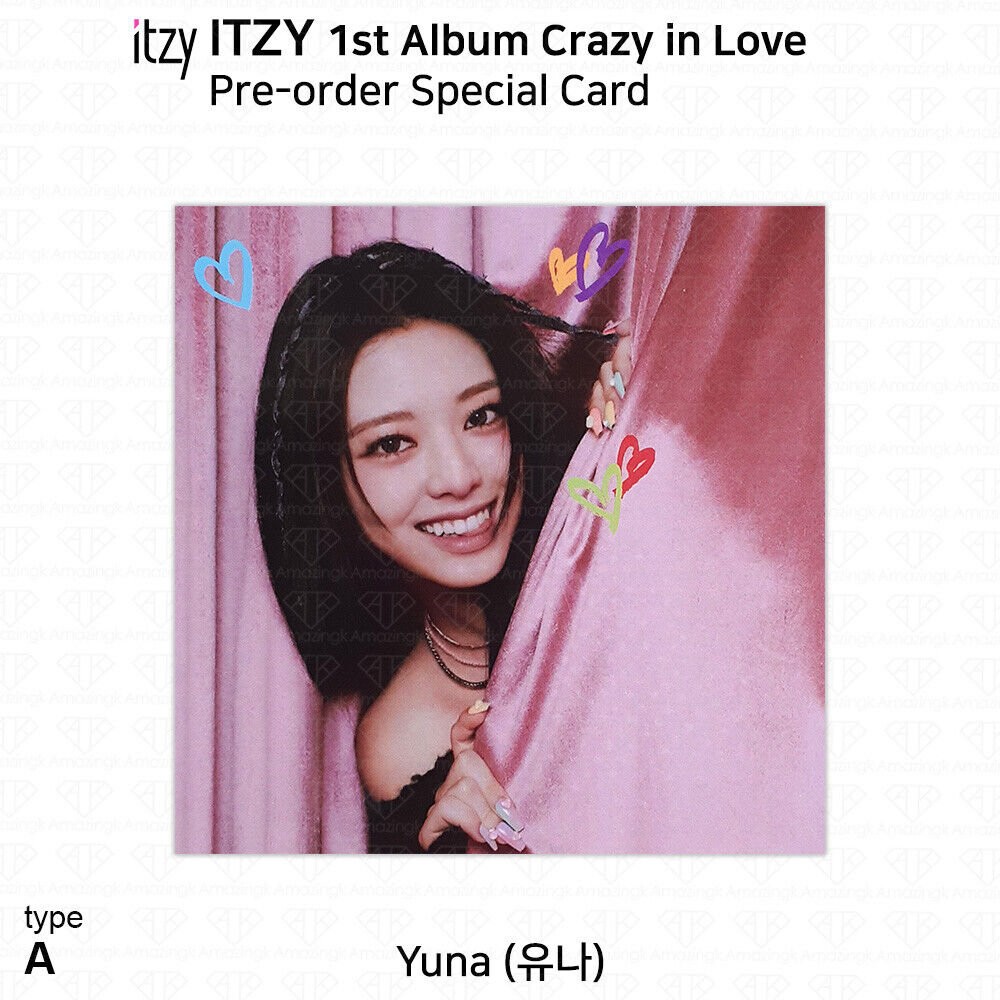 ITZY 1st Album Crazy In Love Official Polaroid Stand Pre-order Photocard  KPOP