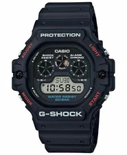 Casio G-Shock Water Resistant Digital Black Dial Men's Watch DW5900-1D NWT!