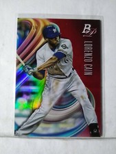 2018 Bowman Platinum RED 03/10 Lorenzo Cain #5 MINT F3945