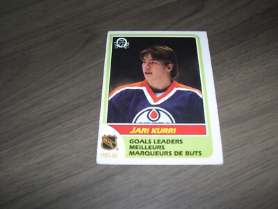 1986-87 opc  # 258 jari kurri
