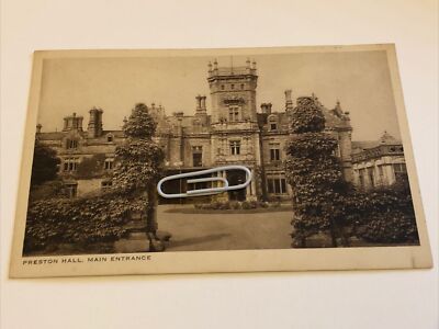 Preston Hall Haupteingang Geschäfte der britischen Legion unverpostet