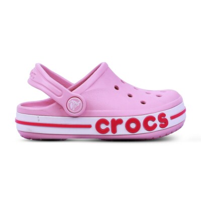 NEW Girl's Kids' Crocs Bayaband Clog (205100-606) Petal Pink