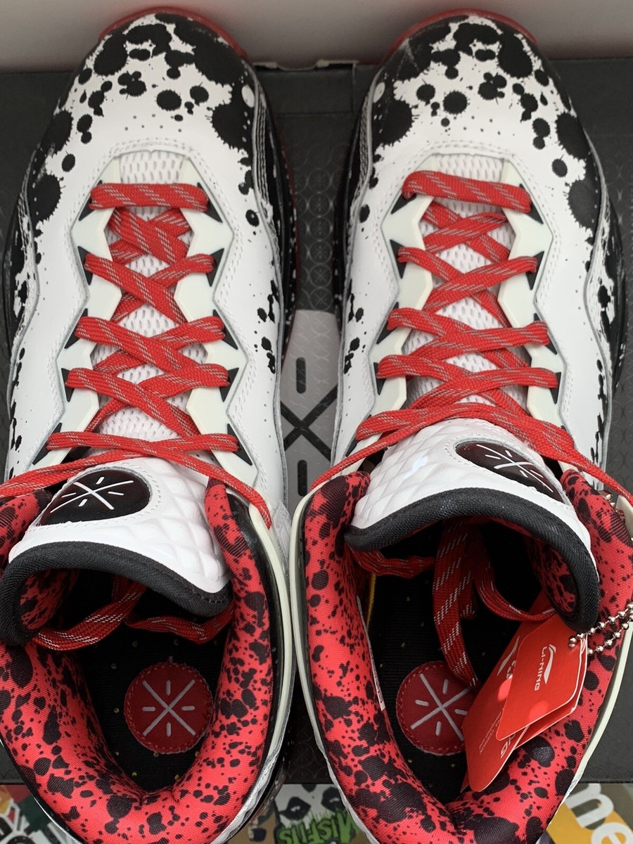 Li-Ning Way of Wade WOW 3 Men's Size 12 305 Drip black red Li-Ning Way of Wade WOW 3 Men's Size 12 305 Drip black red