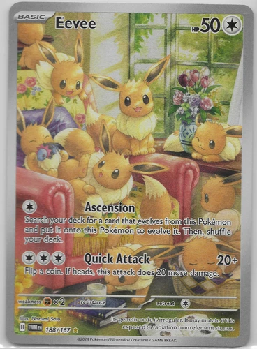 Eevee 188/167 Sv06: Twilight Masquerade Holo