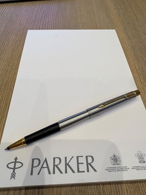 Vintage Parker Classic Stainless Steel GT, Rollerball, Date Code Y1 - 1986 UK