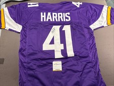 Anthony Harris Autographed Signed XL Custom Vikings Jersey- TSE Witnessed