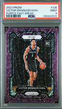 2023 Panini Prizm Victor Wembayama Purple Fast Break RC /75