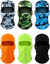 6 Pcs Ski Mask Cover Balaclava Full Face Mask Summer Face Cover UV Windproof Bal