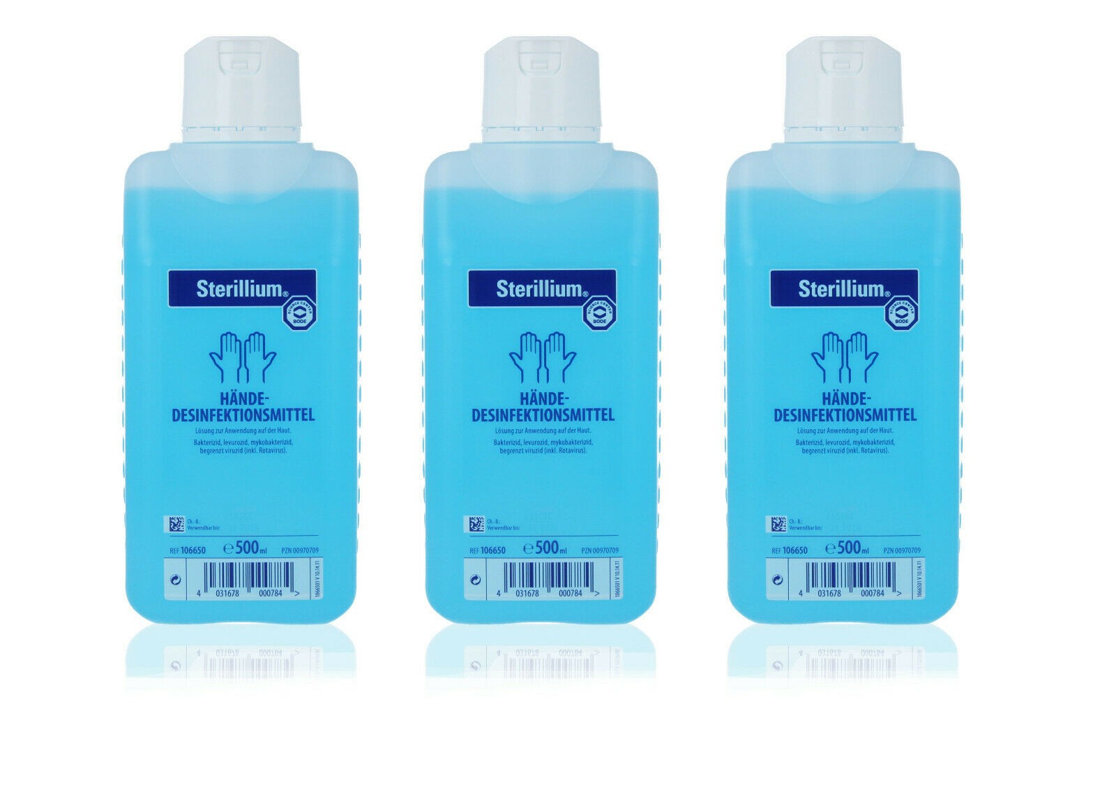 Original Sterillium Händedesinfektionsmittel der Paul Hartmann AG 3x 500ml
