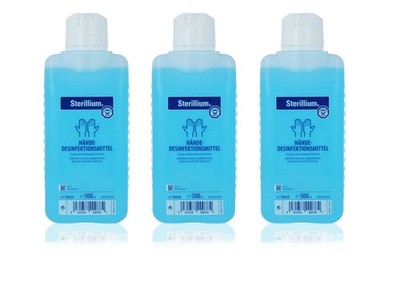 Original Sterillium Händedesinfektionsmittel der Paul Hartmann AG 3x 500ml