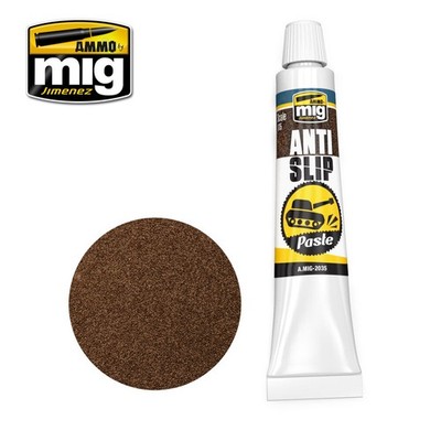 Ammo MIG 2035 - Zubehör - Anti-Slip Paste - Brown Color (for 1/35 scale) - Neu