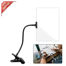 Lightweight 5X Magnifying Glass with Clip-On Gooseneck - Ideal for Detailed Work