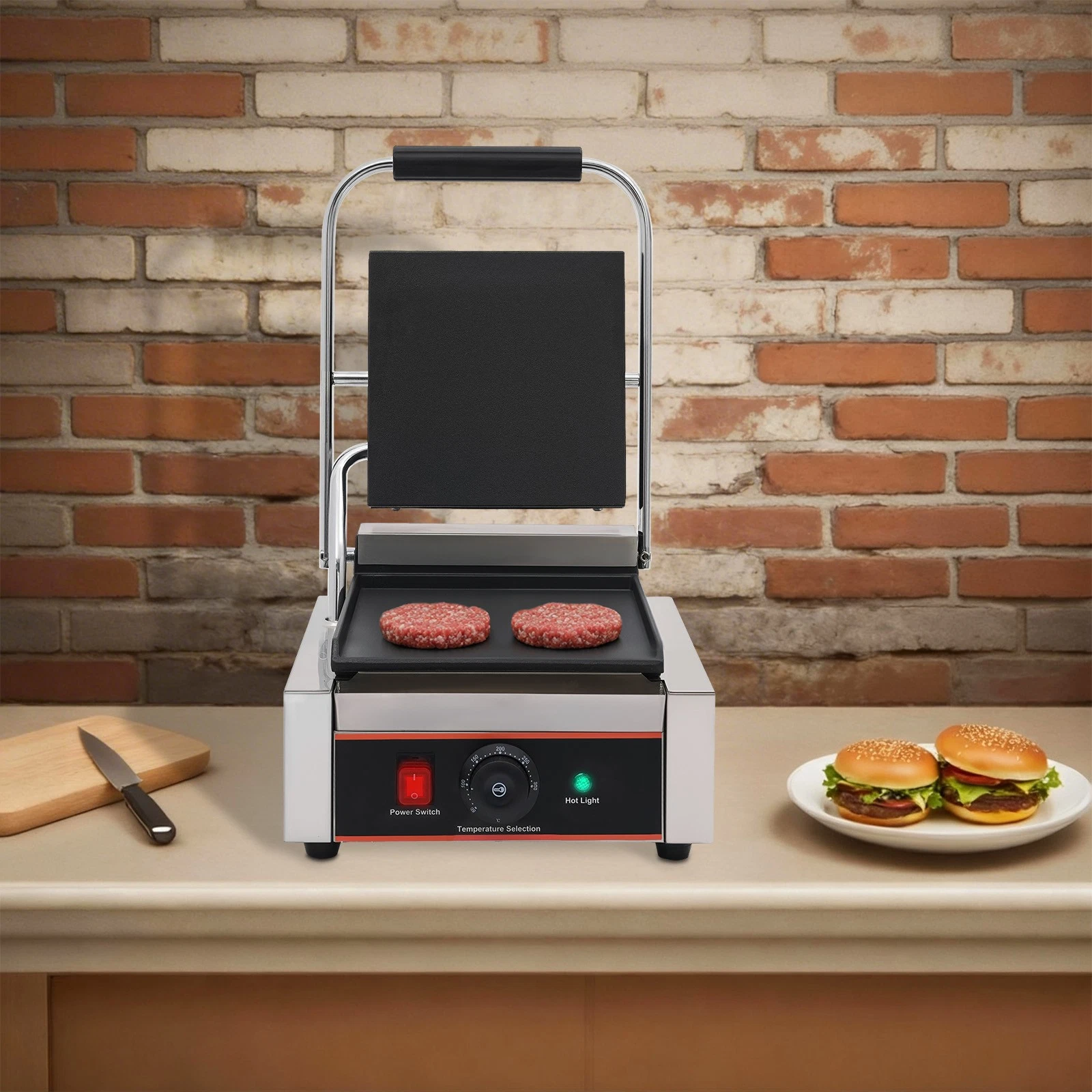 1800W Electric Press Sandwich Maker, Mini Press Grill, Electric Press Grill