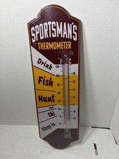 Open Road Brands "Sportsman"™ Embossed Metal Thermometer