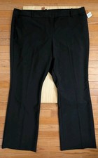  see measurements NWT orig. 49 22W Worthington black dress pants, elastic-waist