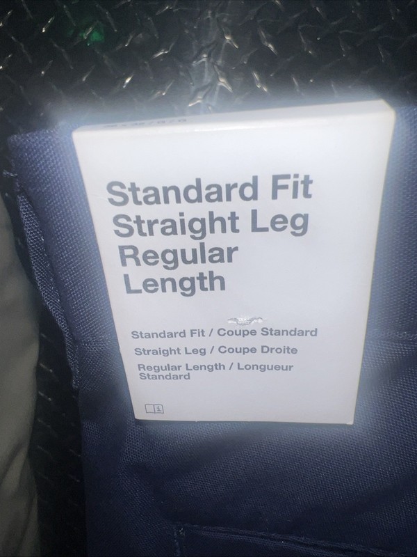 Nike Khakis New Rare 36x32 Navy Blue