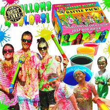 Bulk Instant Slime Powder Makes 160L – Blue Green Pink Yellow for Challenges & F