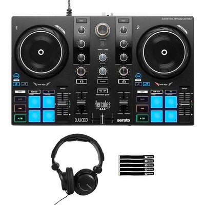 Hercules DJControl Inpulse 200 MK3 DJ Controller with Headphones