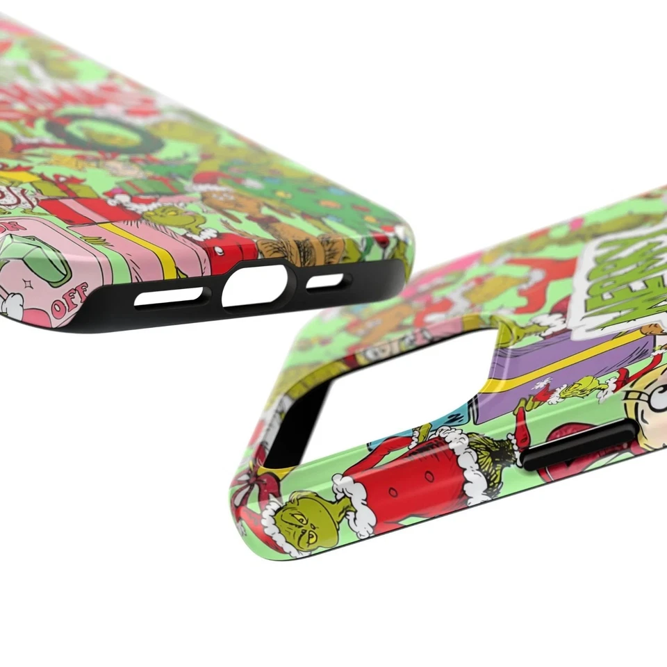 Funda Teléfono Feliz Navidad Monstruo Verde 2025, Regalo Navidad para Amantes del Grinch Foto 4 de 4