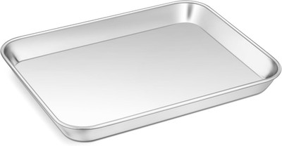 9 Inch Baking Sheet Pan, Joyfair Stainless Steel Cookie Sheet Toaster Oven Tray,