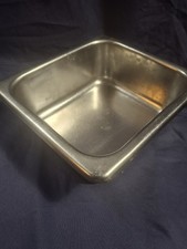 Stainless Steel Food Container Pans 1.2 Quart Capacity. Made In USA.
