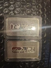 2) SILVERTOWNE LP. ONE OUNCE .999 FINE SILVER BARS