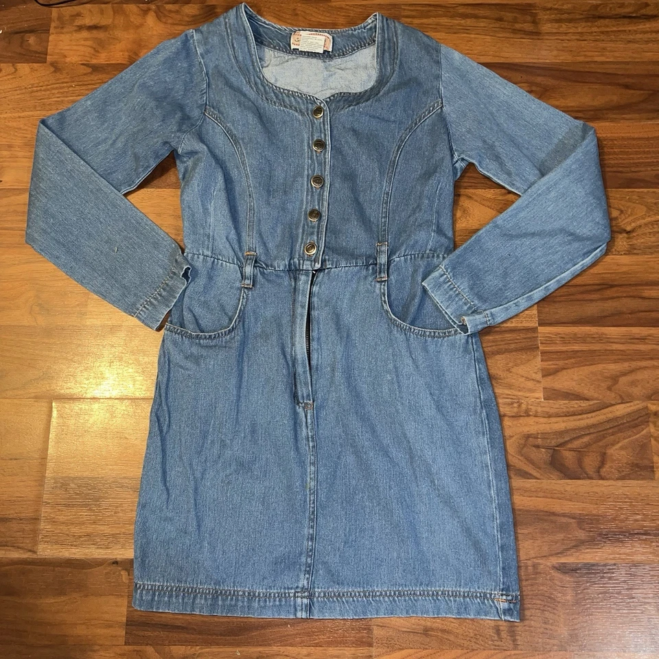 Women Denim Dress - Image 4 of 4