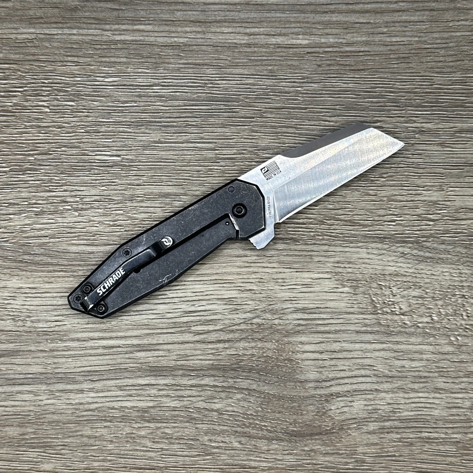 Cuchillo de Bolsillo Schrade Slyte Carpeta Plegable EDC Hoja D2 Hecho en EE. UU. Foto 2 de 4